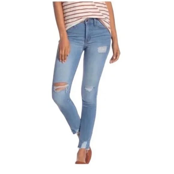 MADEWELL | 9 Inch High-Rise Skinny Jeans in Ontario Wash Size 27 - Picture 12 of 12